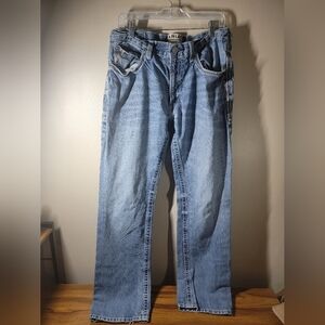 Ariat M4 Jeans Traditional Relaxed Bootcut Light Blue Denim Jeans Men's 34 X 36